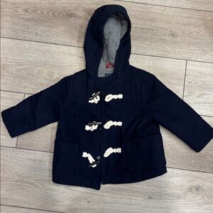 GAP Baby navy coat 18-24mo